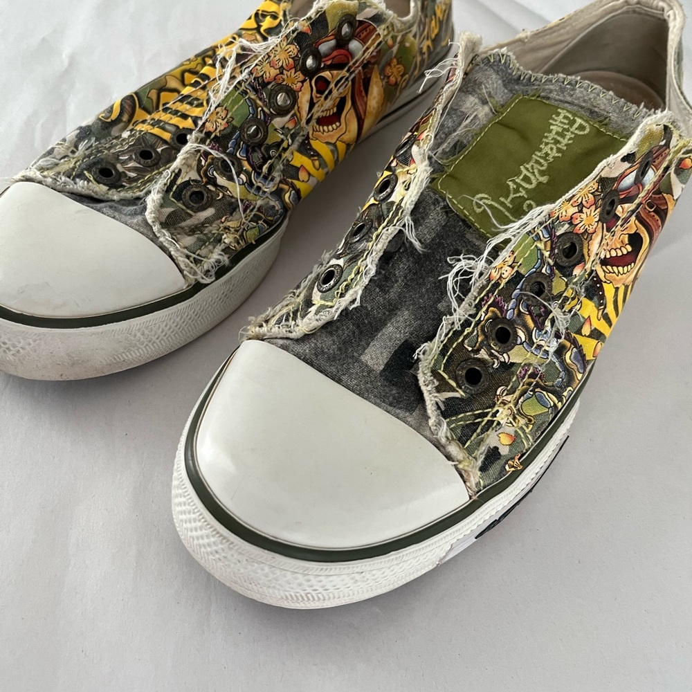 Vintage Ed Hardy Slip Ons